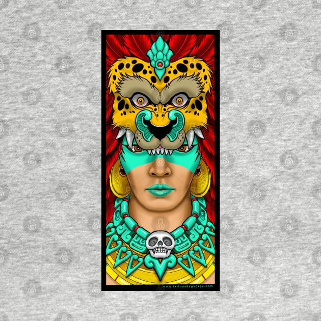 Mayan Warrior Girl by Tattoos_by_George
